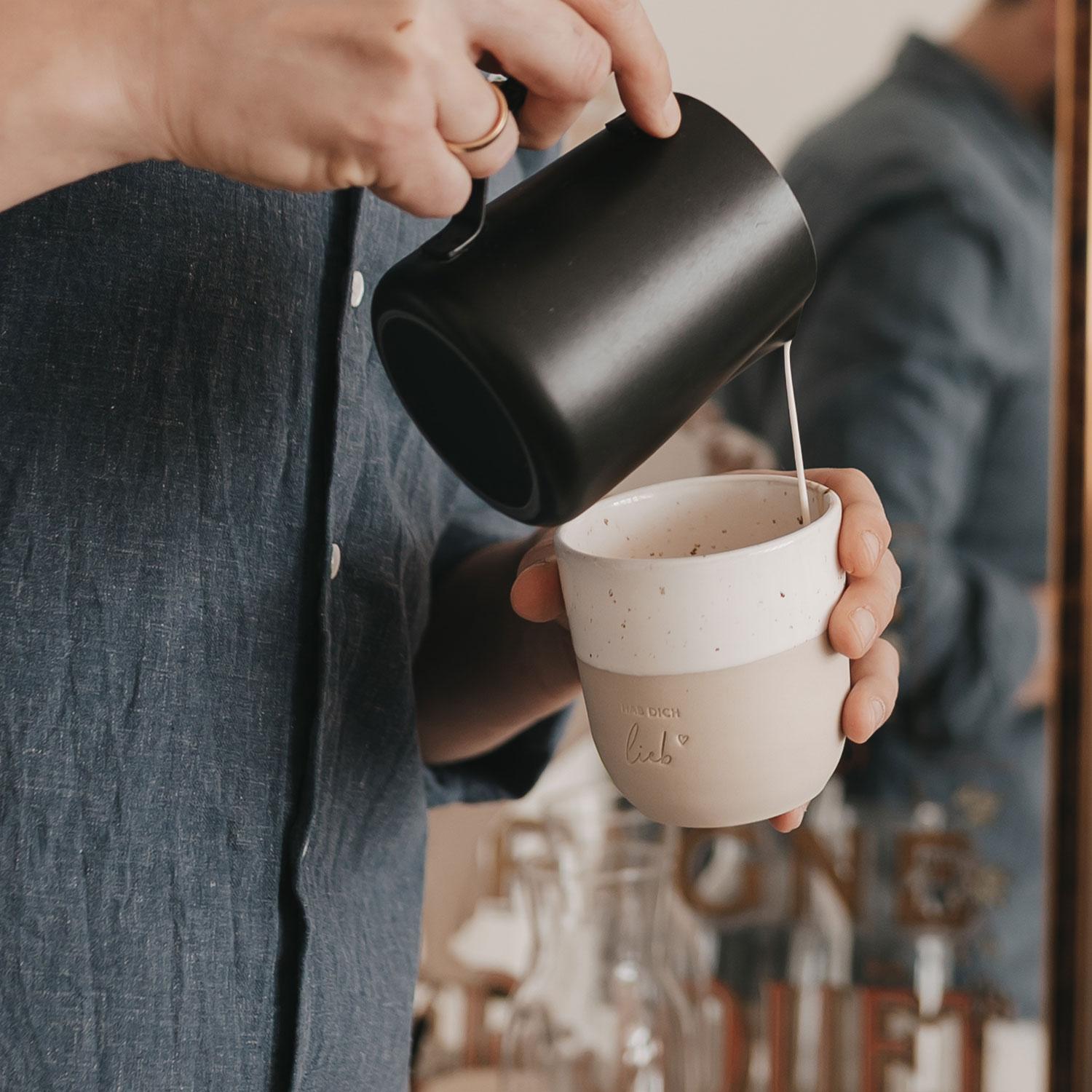Eulenschnitt Becher Hab dich lieb - limitiert
