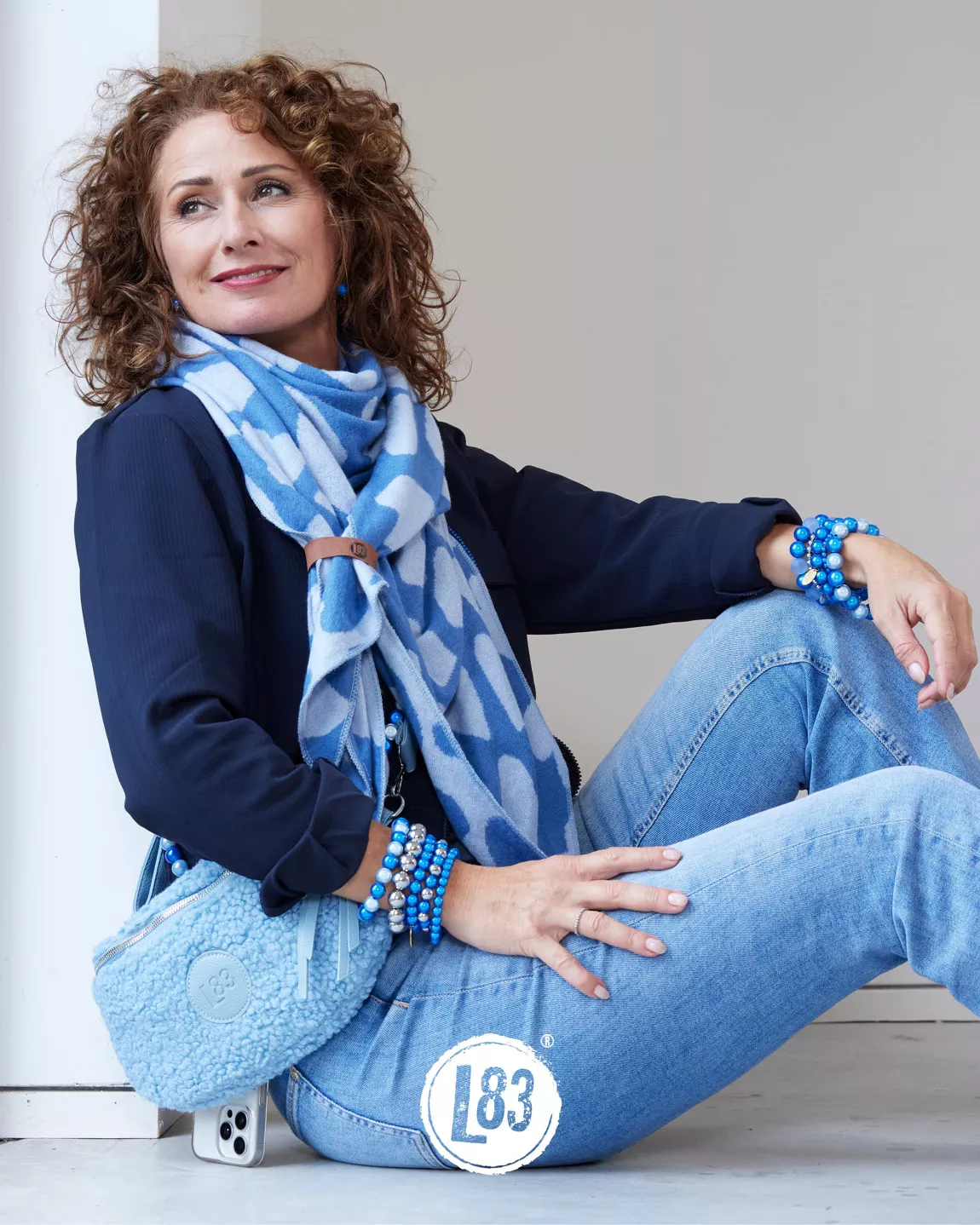 Lot83 Schal Luna Blue