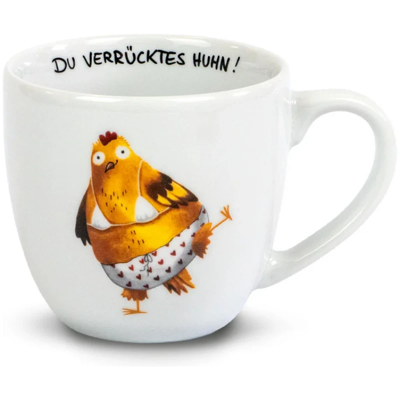 Voswald Tasse Du verrücktes Huhn