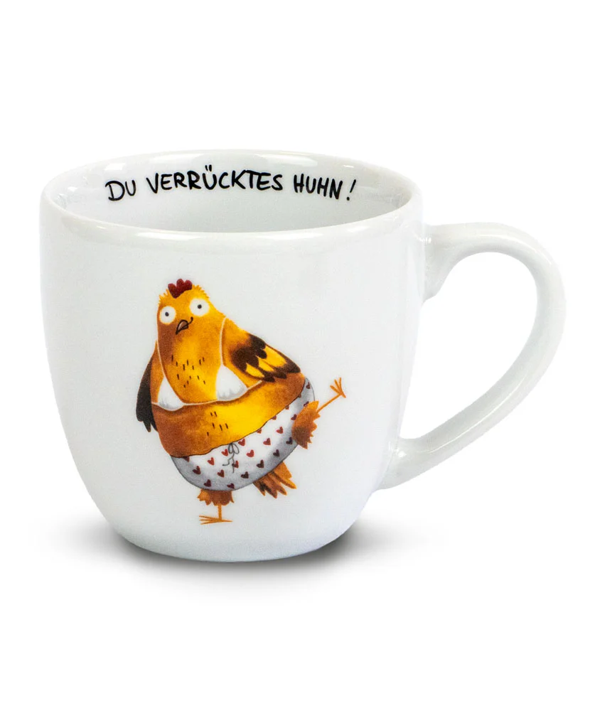 Voswald Tasse Du verrücktes Huhn