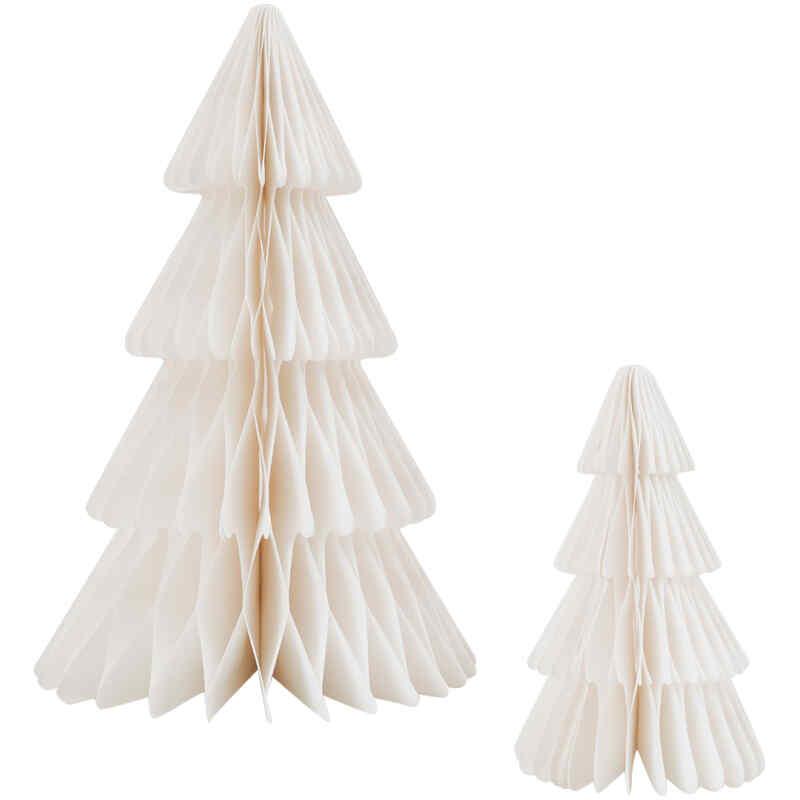 Eulenschnitt Papiertanne Natur 2er-Set