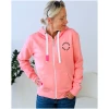 Herzlein Sweatjacke Love Hearts Coral