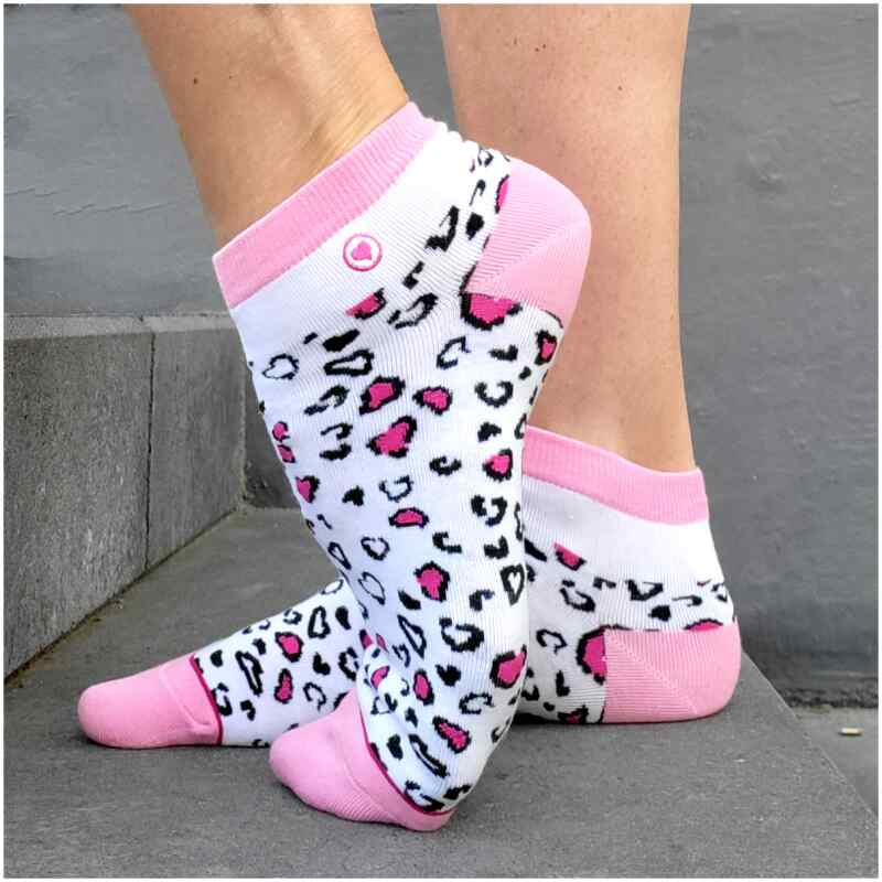 Herzlein Kurzsocken Leo Herz Schwarz 2 Paar