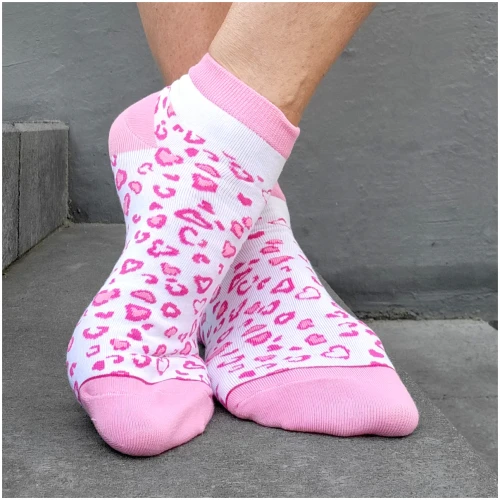 Herzlein Kurzsocken Leo Herz Rosa 2 Paar