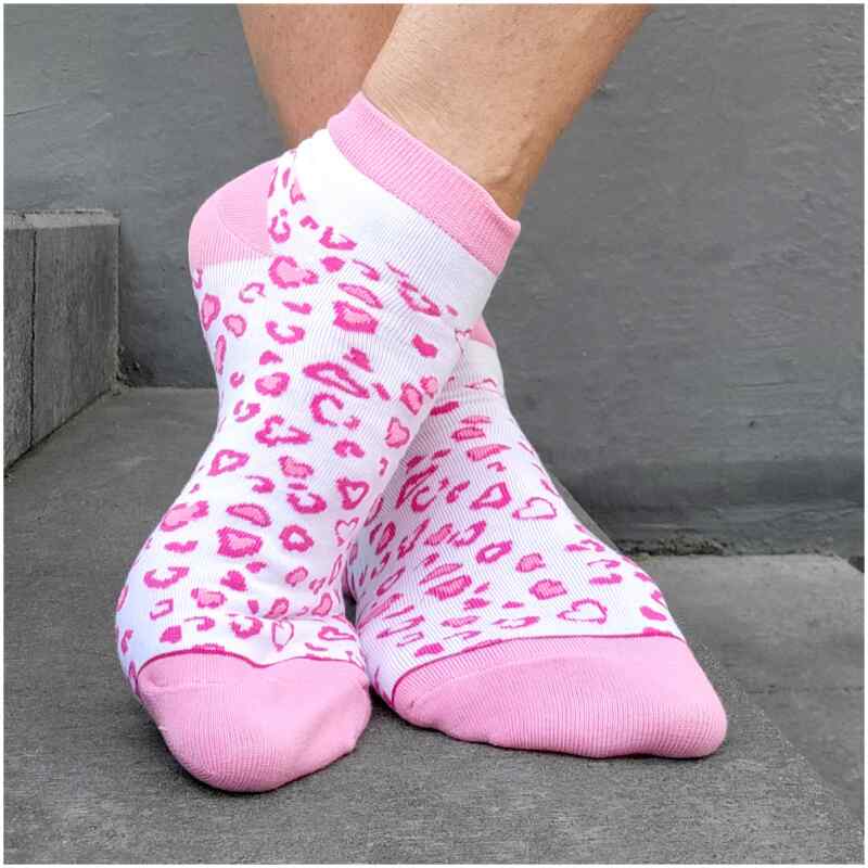 Herzlein Kurzsocken Leo Herz Rosa 2 Paar