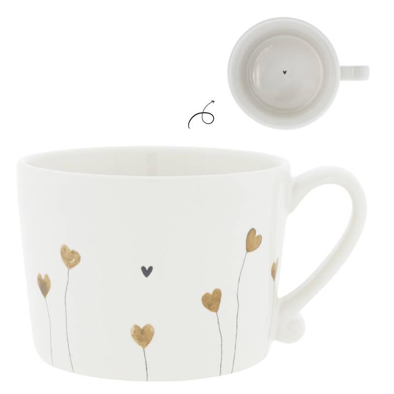 Tasse White Hearts in Bloom