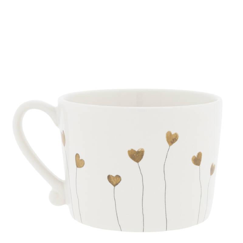 Tasse White Hearts in Bloom