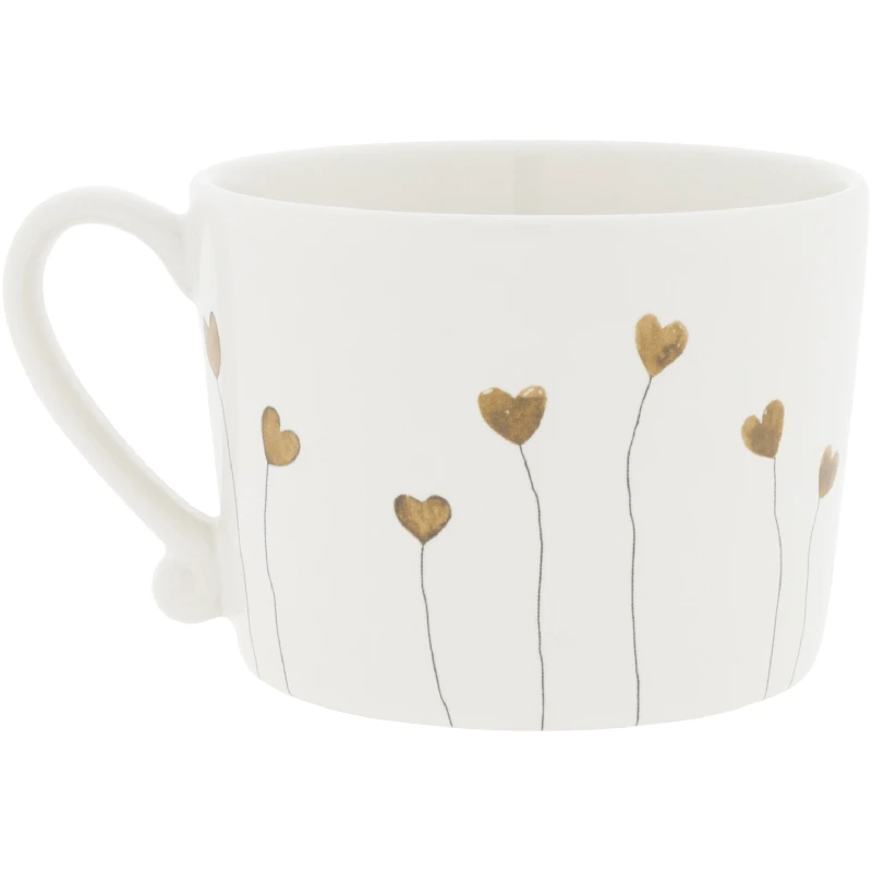Tasse White Hearts in Bloom