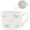 Tasse White Bows
