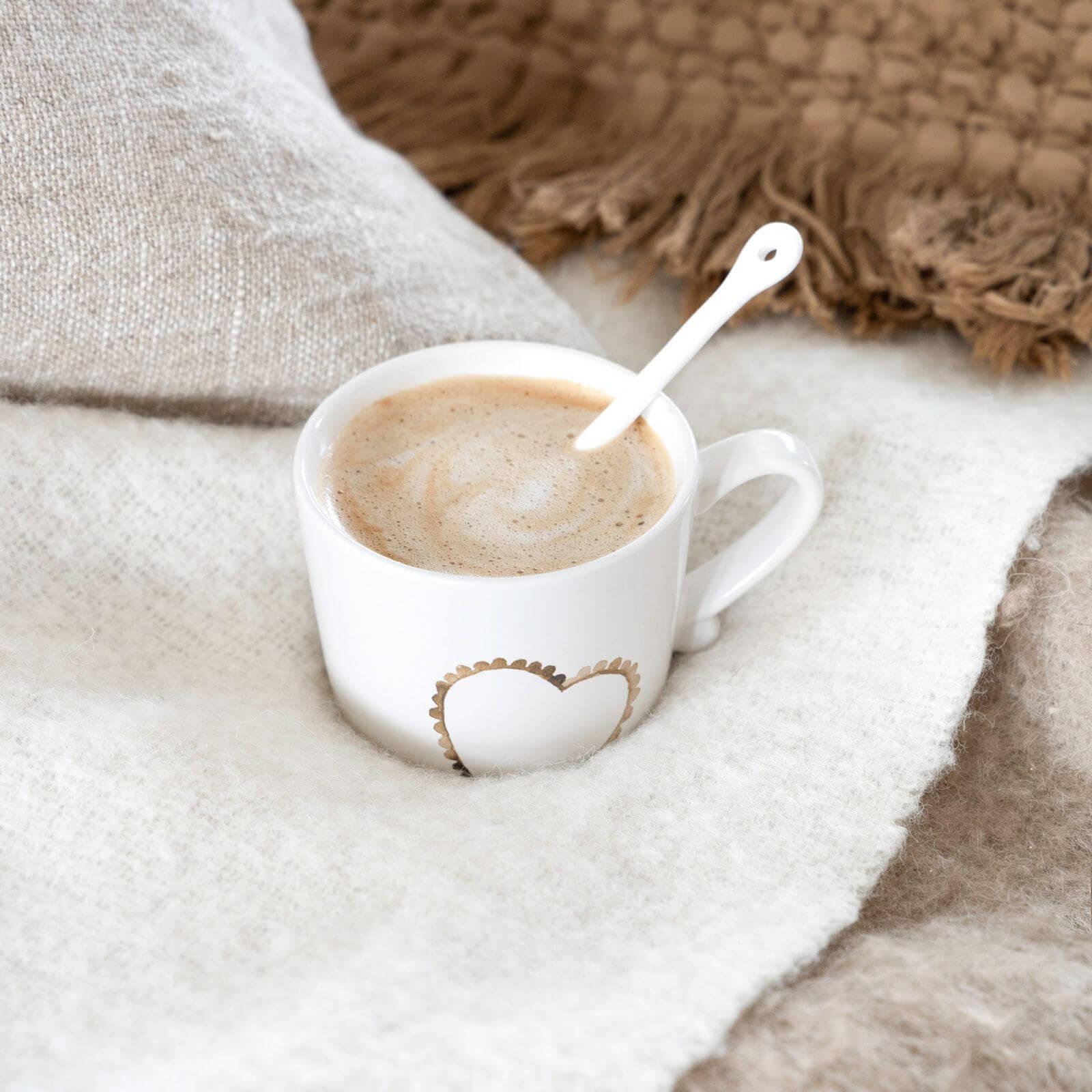 Tasse White small / Heart lovely day