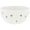 Bowl White / Hearts in bloom