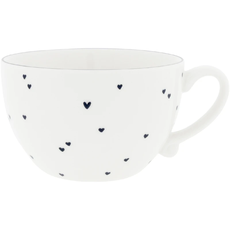 Bastion Collections Suppentasse White Hearts
