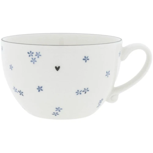 Bastion Collections Suppentasse White Blue Daisies