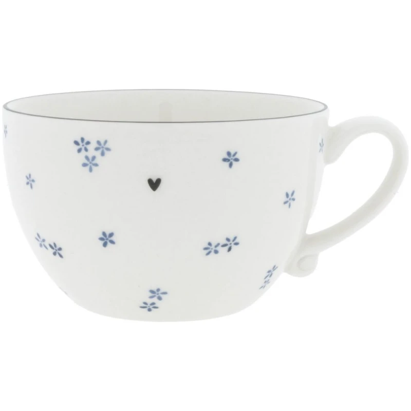 Bastion Collections Suppentasse White Blue Daisies