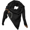 Lot83 Schal Fien schwarz