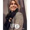 Lot83 Schal Fien schwarz