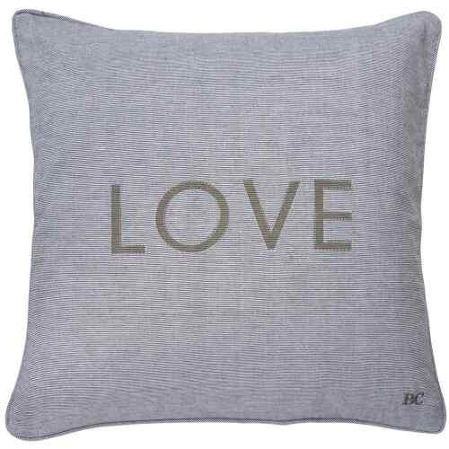 Kissenhülle Chambray Love 50x50cm
