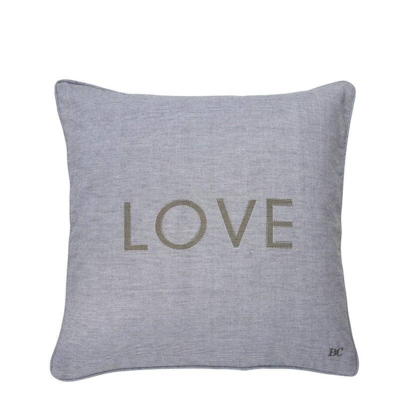 Kissenhülle Chambray Love 50x50cm