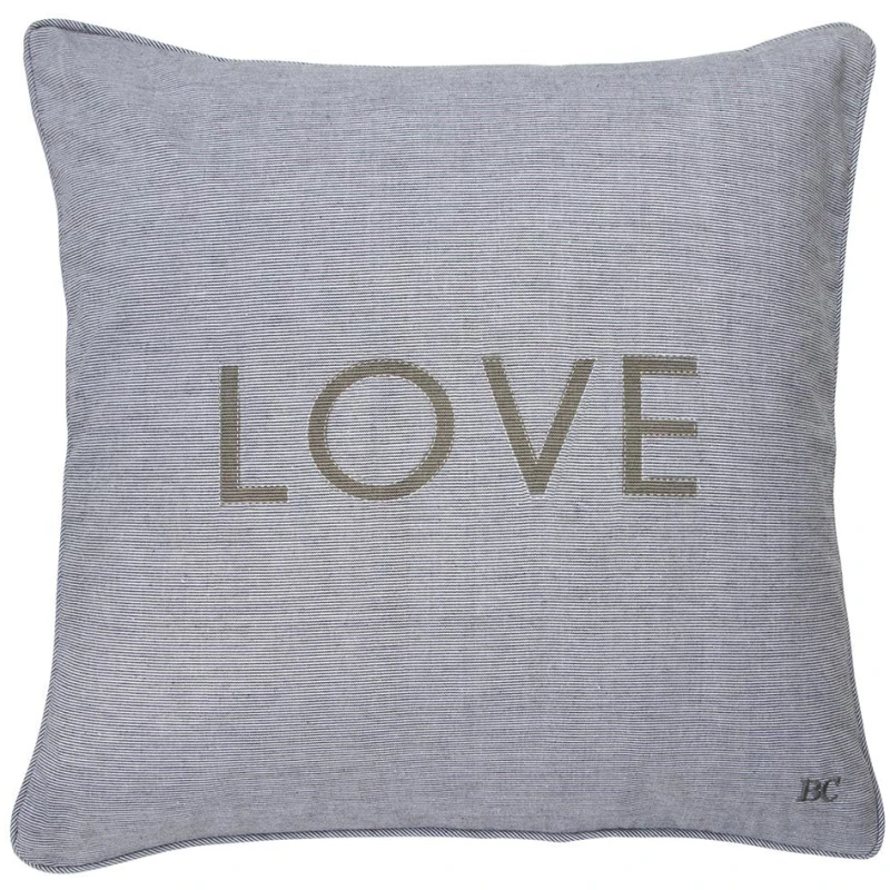 Kissenhülle Chambray Love 50x50cm