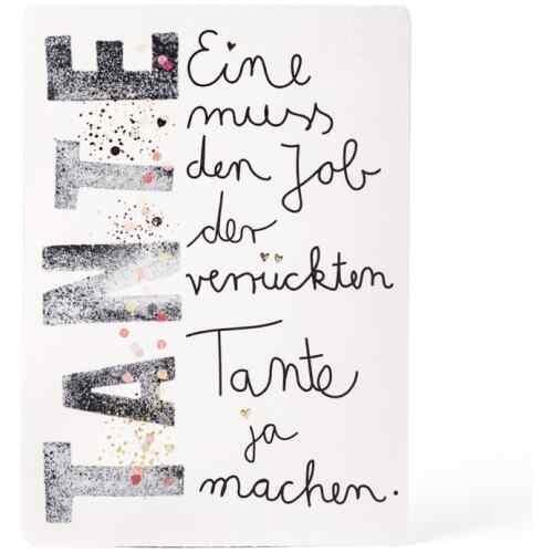 Goodoldfriends Family Postcard Tante