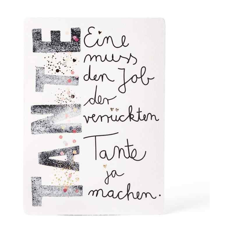 Goodoldfriends Family Postcard Tante