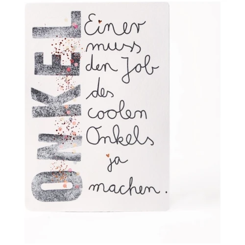 Goodoldfriends Family Postcard Onkel