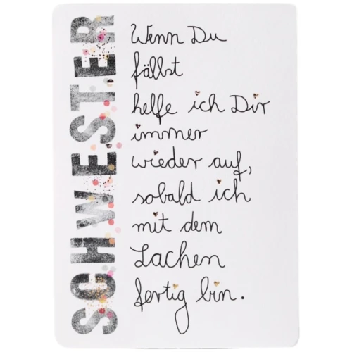 Goodoldfriends Family Postcard Schwester