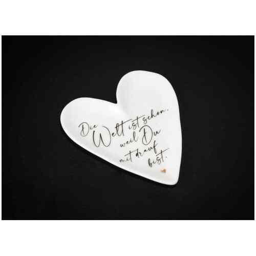 Goodoldfriends Mini Herzteller Die Welt ist schön weil du mit drauf bist