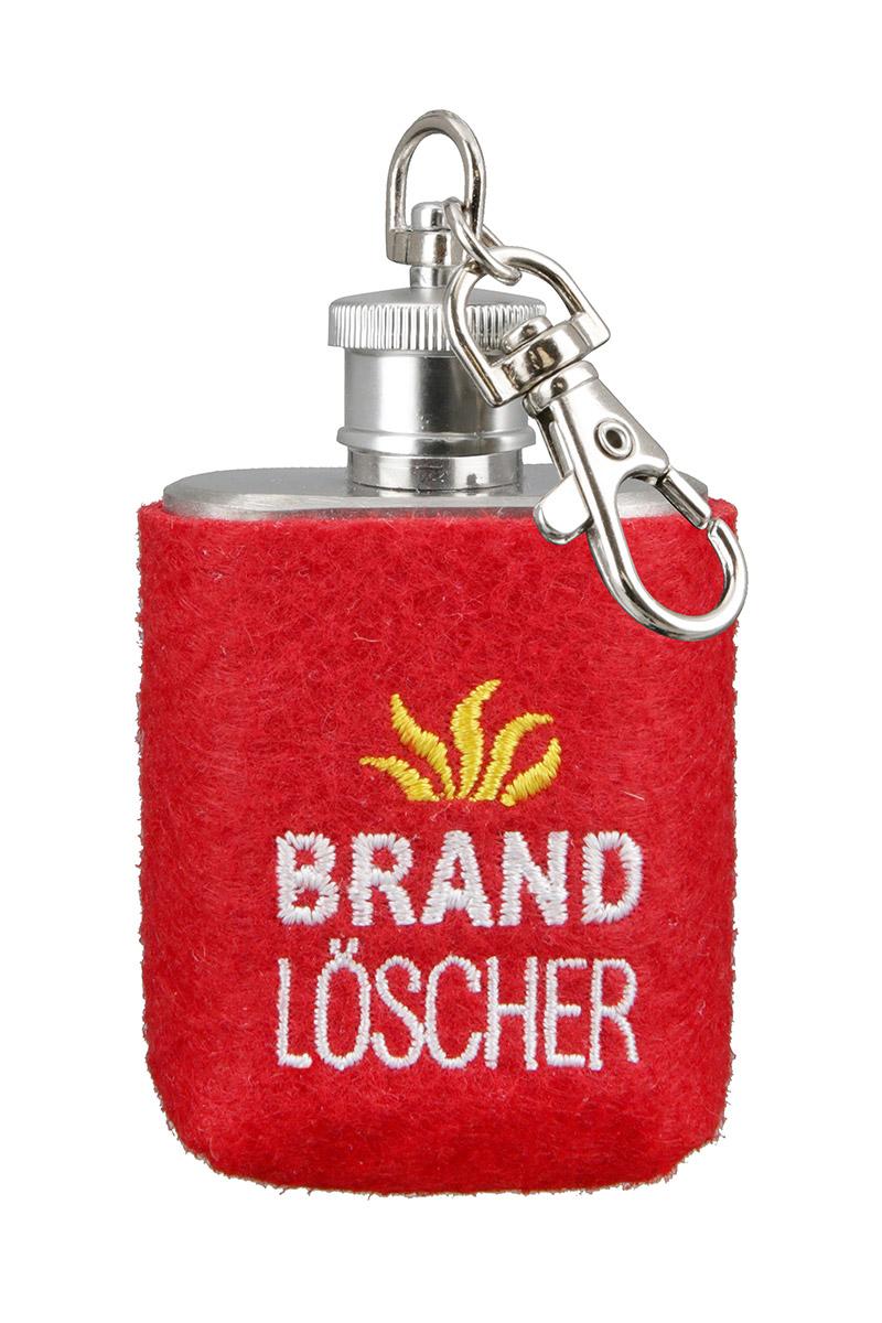 Schlüsselanhänger Flachmann Brandlöscher