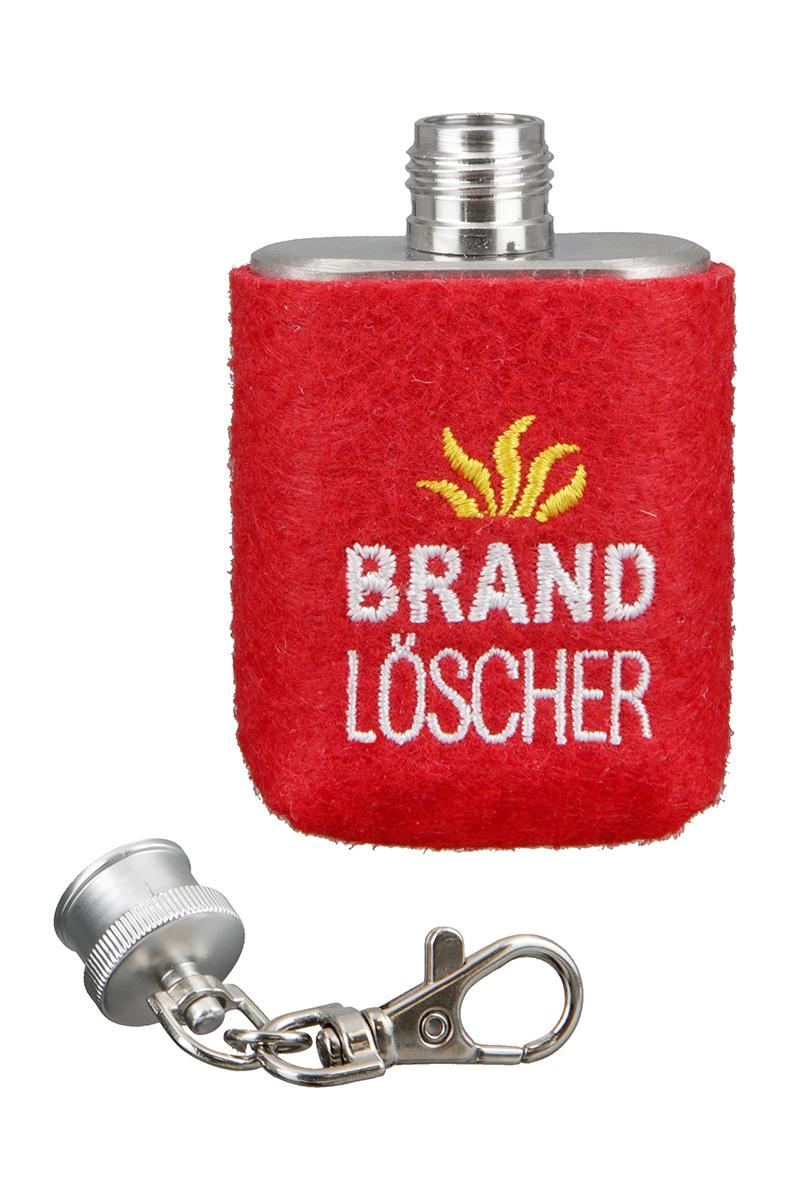 Schlüsselanhänger Flachmann Brandlöscher