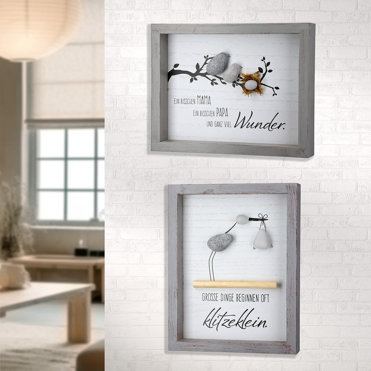 Steinbild Klitzeklein Große Dinge