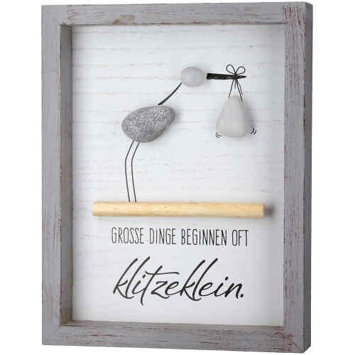 Steinbild Klitzeklein Große Dinge
