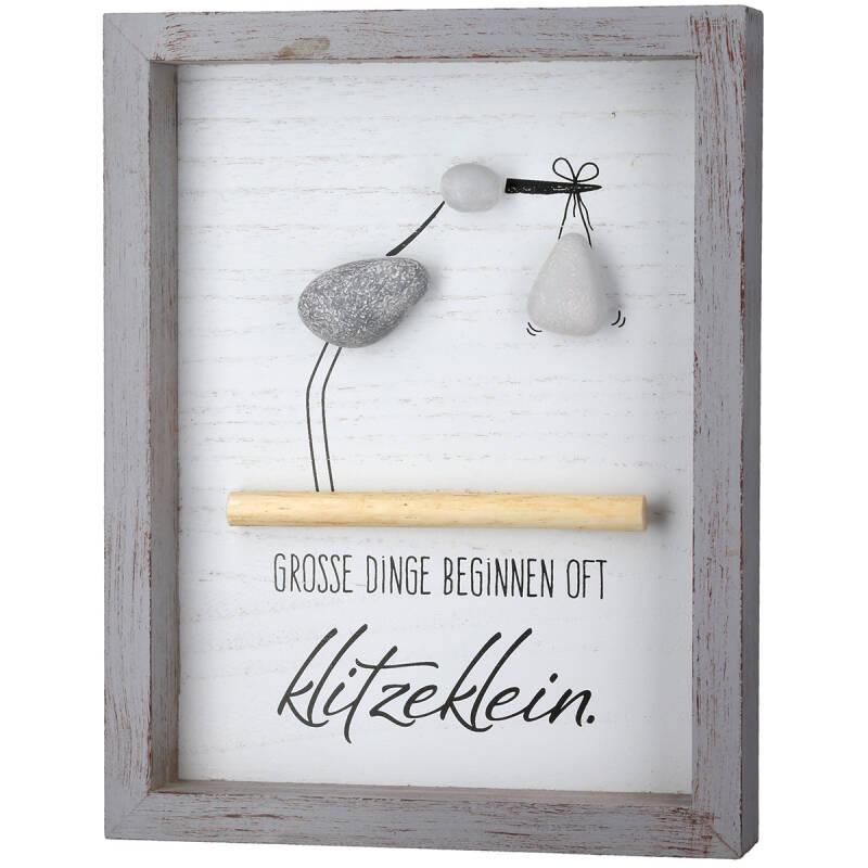 Steinbild Klitzeklein Große Dinge
