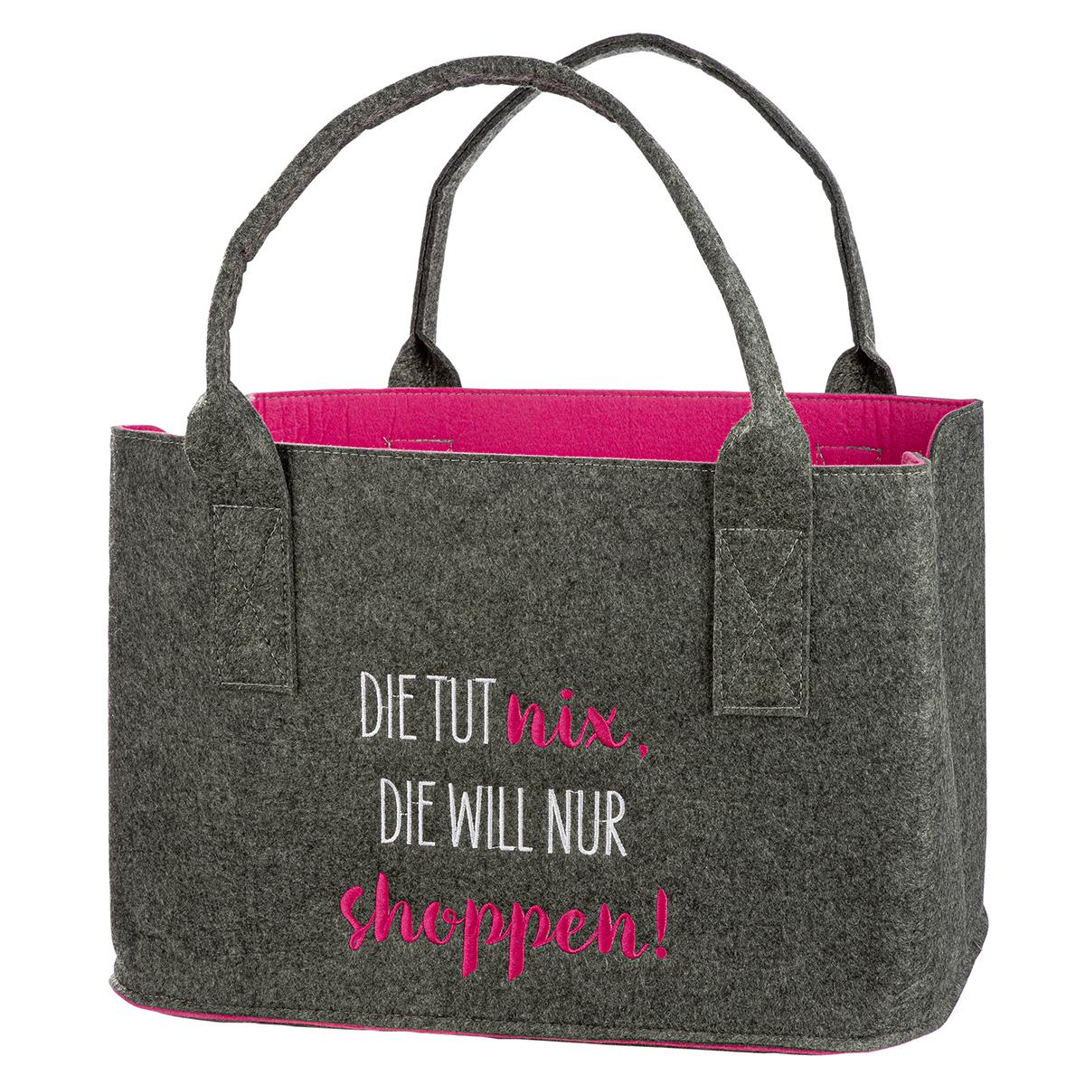 60974_f Tasche Die tut nix die will nur shoppen