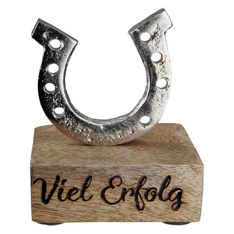 Standrelief Hufeisen Viel Erfolg