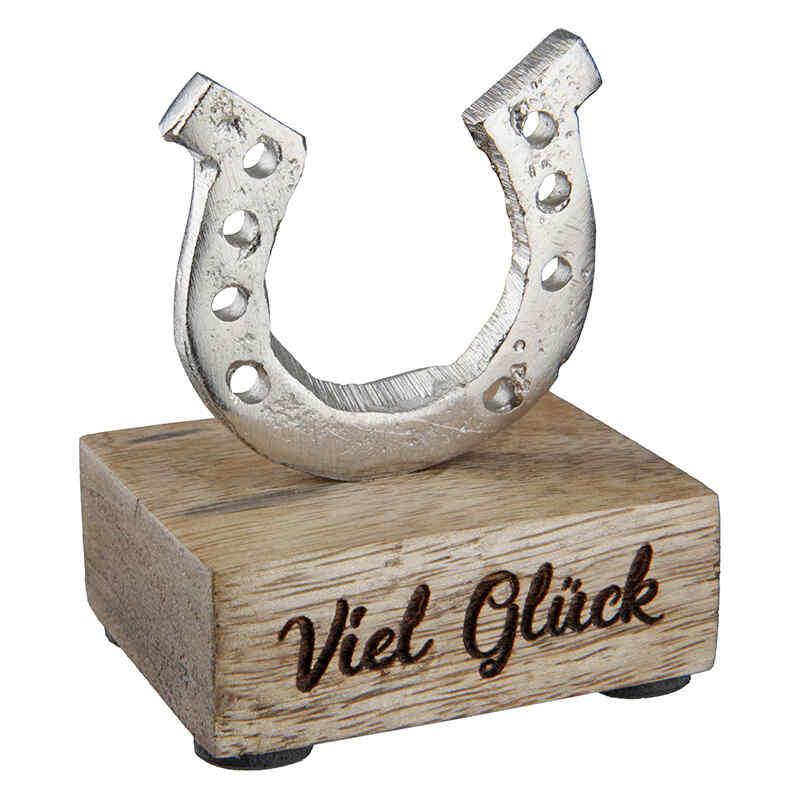 Standrelief Hufeisen Viel Glück