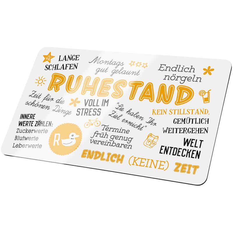 Brettchen rechteckig Ruhestand