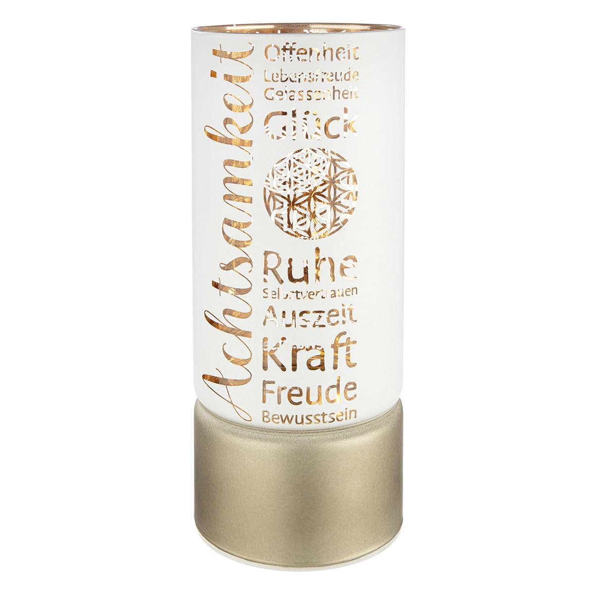 Windlicht AchtsamZeit groß