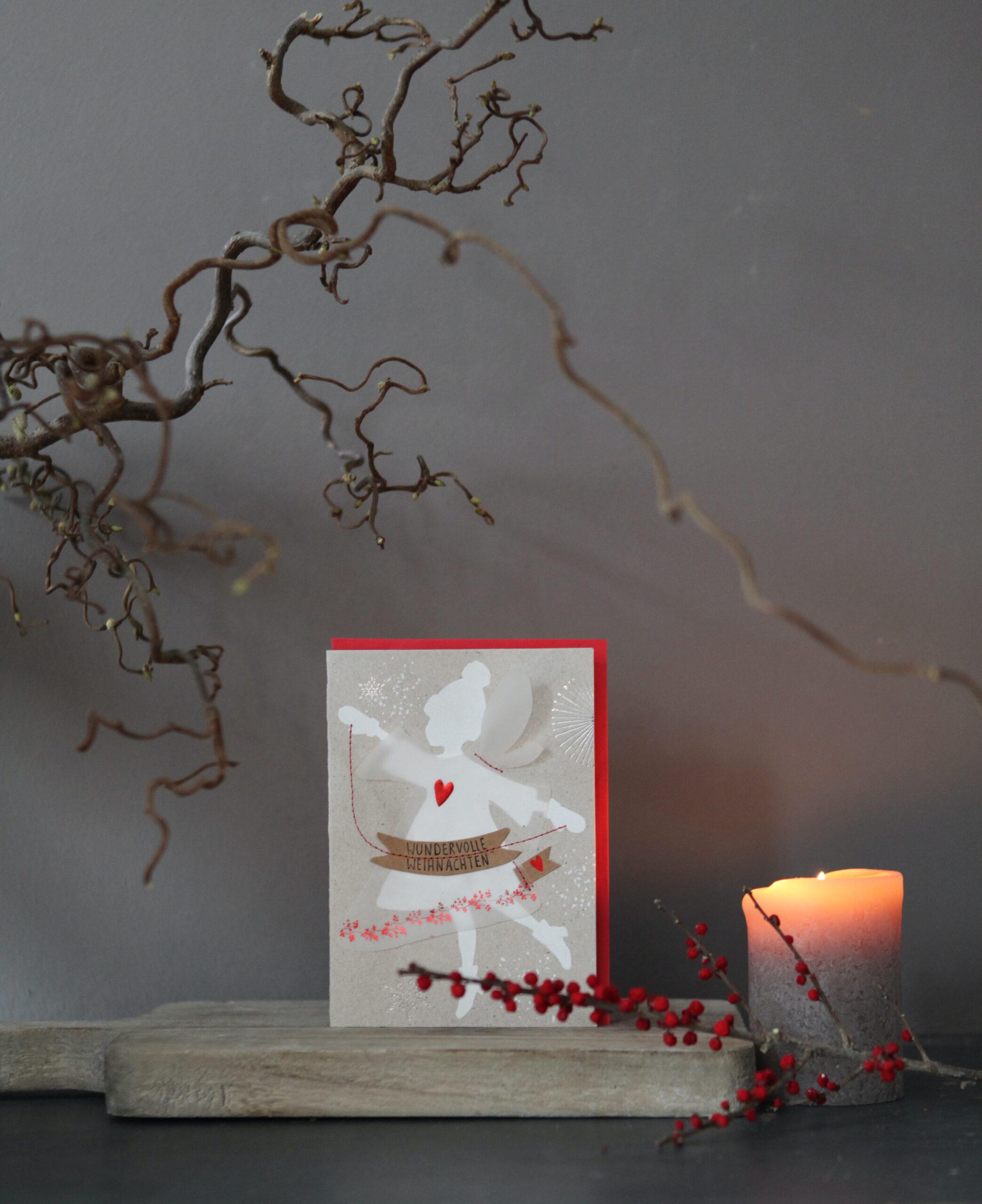 Goodoldfriends Winterfeenkarte Fröhliche Weihnachten